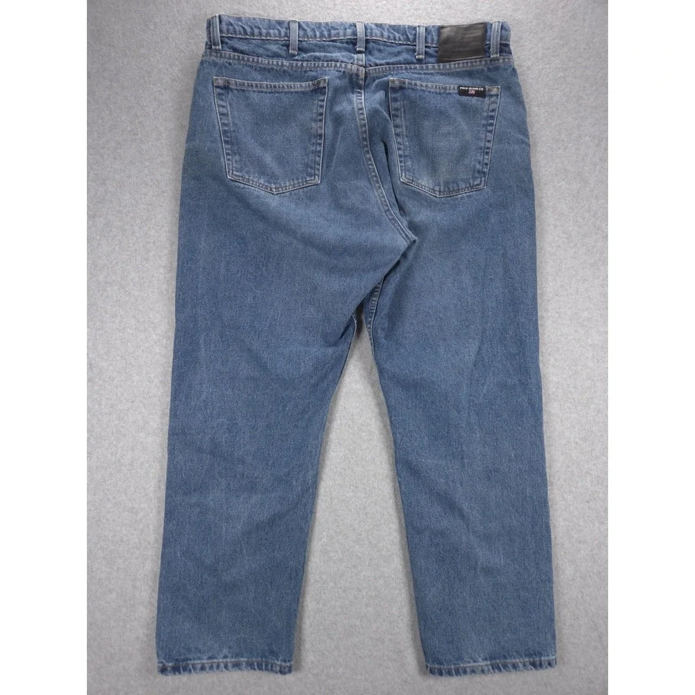Polo Jean Co Ralph Lauren Vintage Mens 40x30 Indigo Blue Relaxed Denim Jeans Y2K